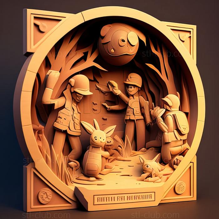 3D модель Охотники за удачей Pokmon Fortune Telling Battle Royal (STL)